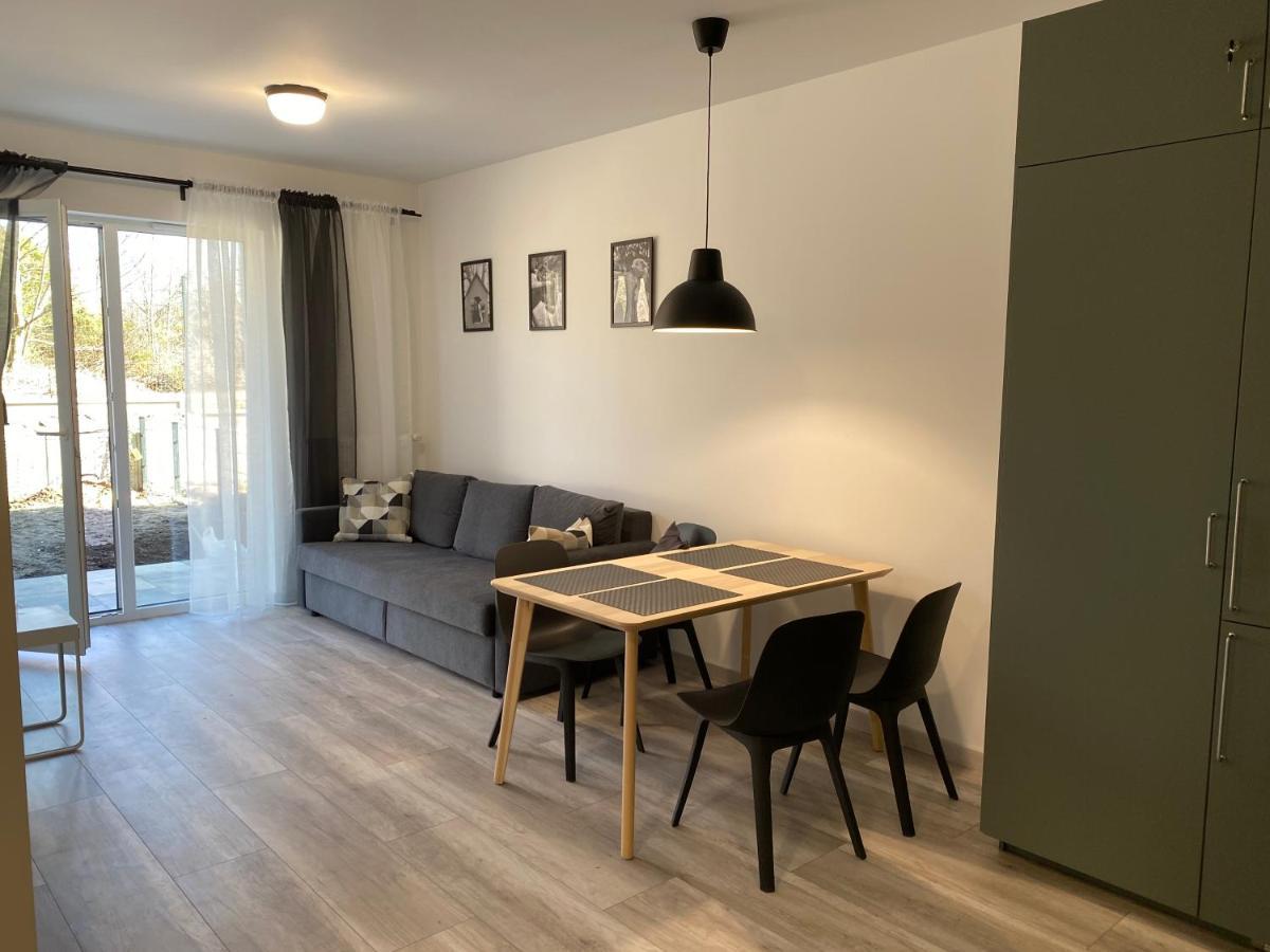 Ferienwohnung Ekologiczny Z Ogrodkiem Jastrzębia Góra Exterior foto